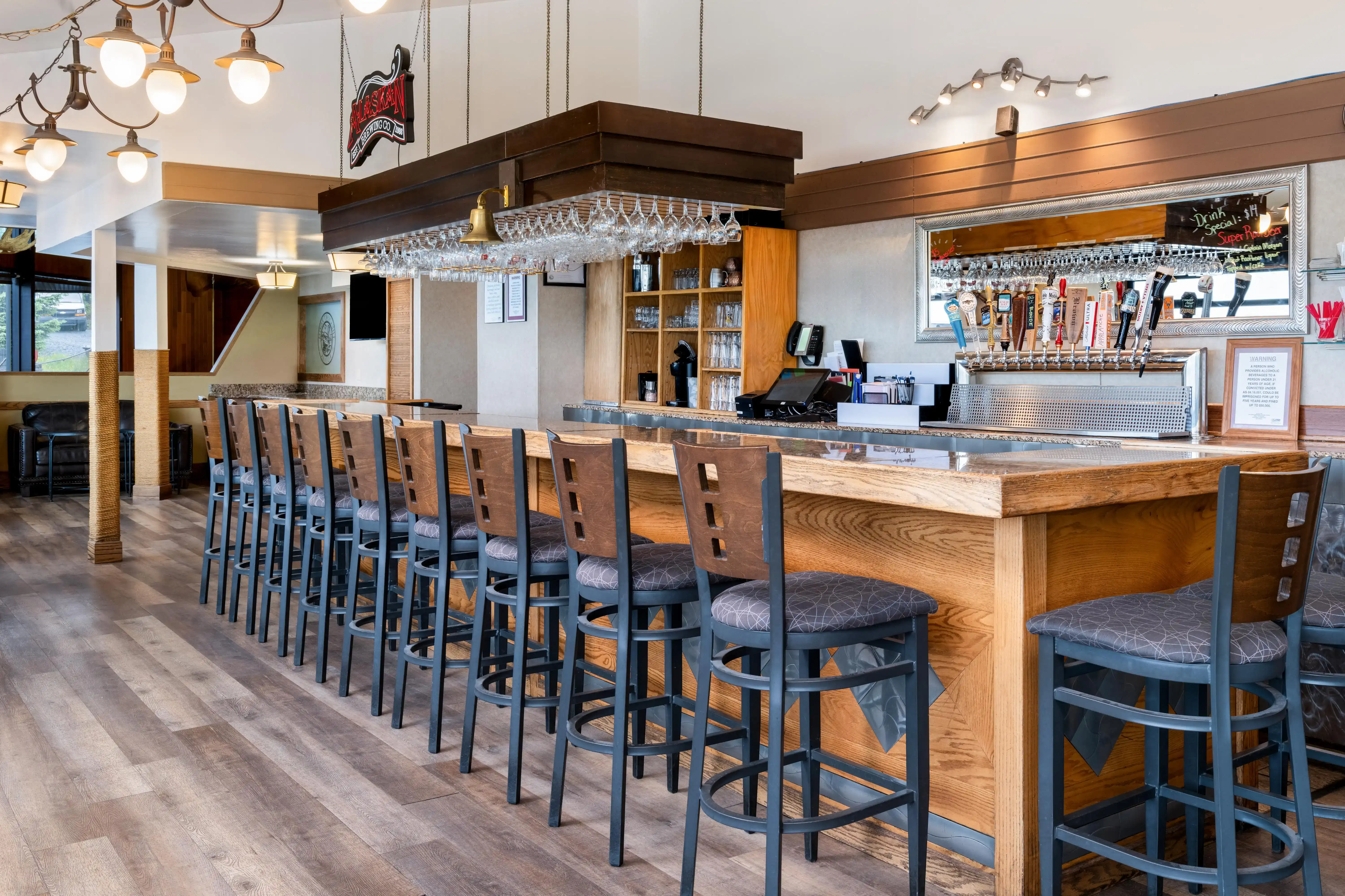 Bar at The Chart Room