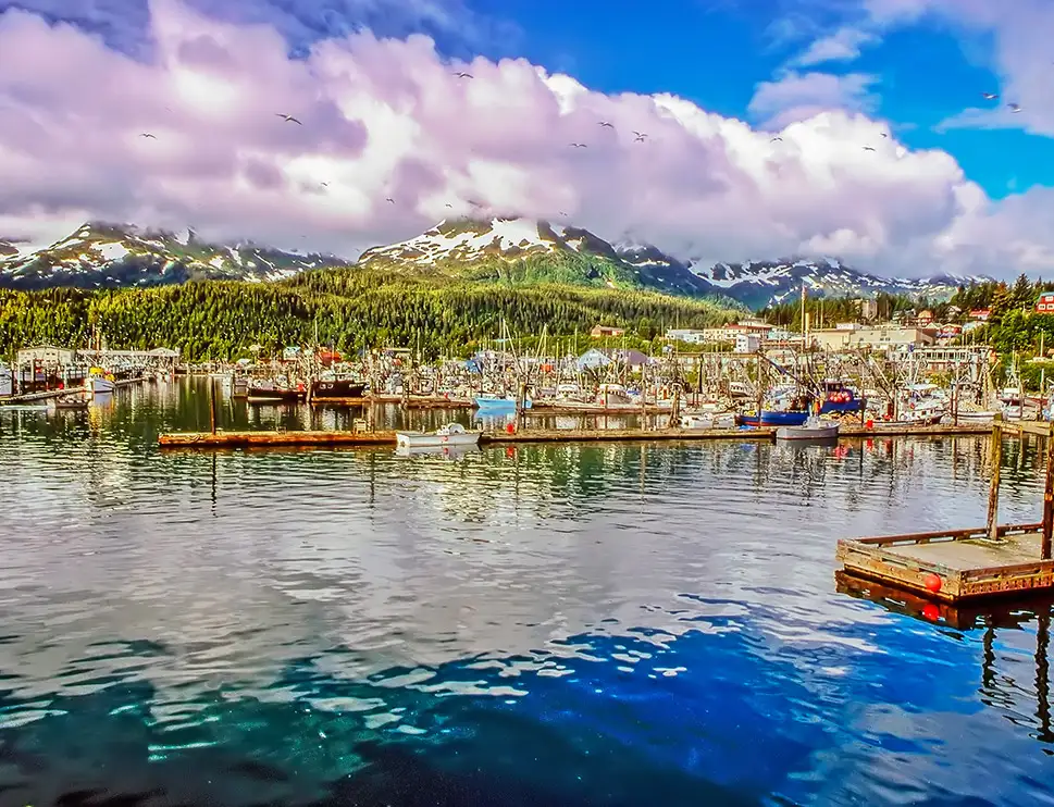 Fishing Boats at Kodiak Harbor